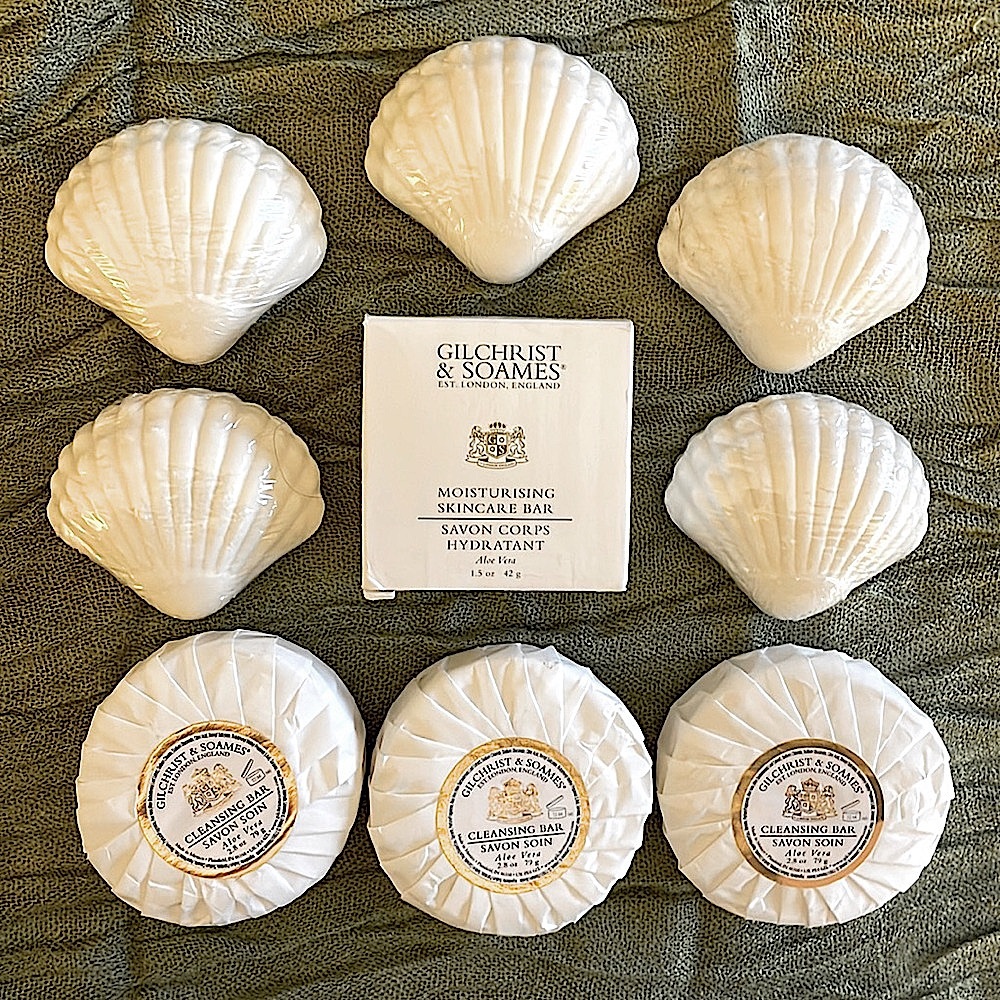 9 BARS Gilchrist & Soames Luxury Wrapped Soap Bundle. Great Gift or for Guests!